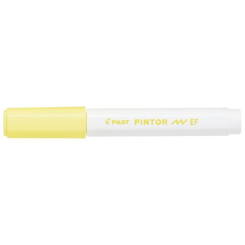 Pilot Pintor Marker Bullet Pastel Extra Fine 2.3mm Tip Yellow
