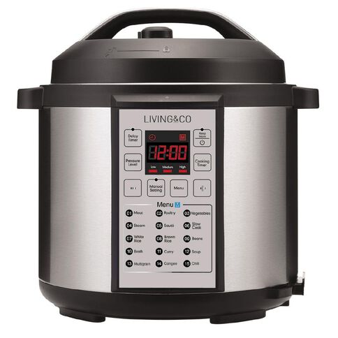 Living & Co Digital Pressure Cooker 6L