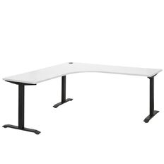 Jasper J Emerge Workstation 1800 Black Legs White Top