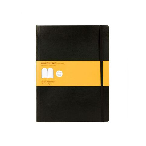 Moleskine Classic Soft Cover Extra Large Notebook Rule Black