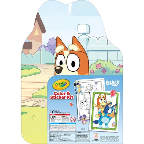 Crayola Color & Sticker Kit Bluey