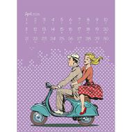 Easy2C 2026 Calendar Imaginarium Wall Art