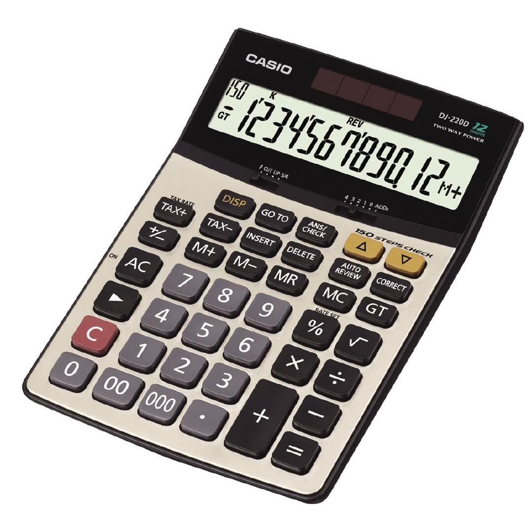 Casio DJ220D Desktop Calculator Warehouse Stationery NZ