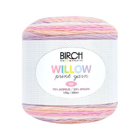 Birch Yarn Willow Yarn Print 45% Acrylic 55% Nylon 150G Parfait