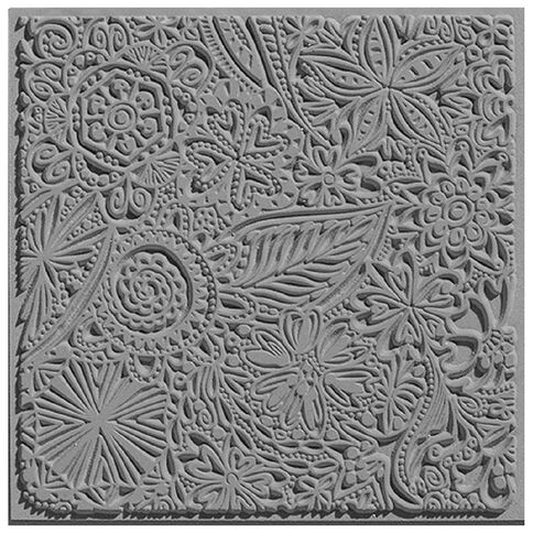 Cernit Texture Plate 9cm Flowers