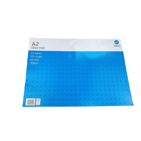 WS A2 Desk Pad 70gsm White