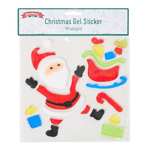 Wonderland Christmas Gel Sticker Assorted