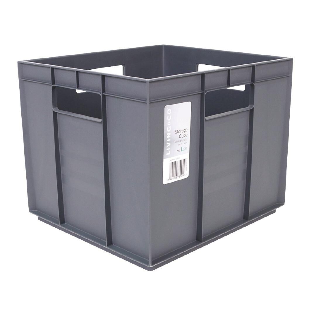 Living Co Storage Cube Assorted 30L