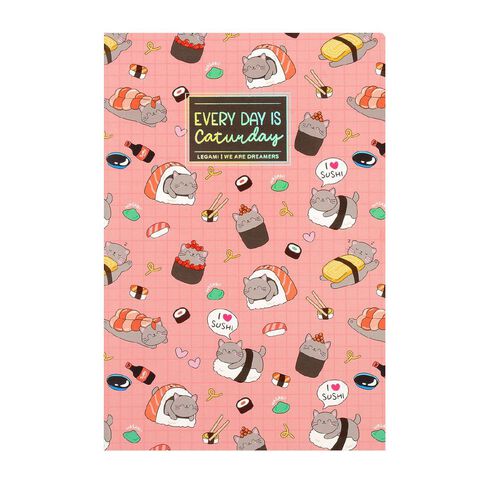 Legami Quaderno Collection Notebook Small Sushi Cat