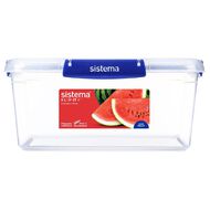 Sistema Klip It Plus Rectangular Container Blue Mid 3.35L