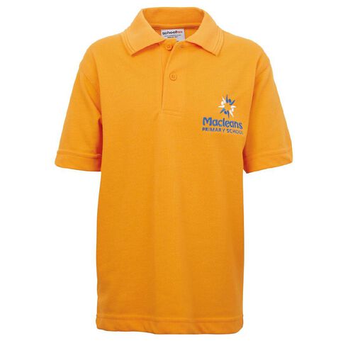 Schooltex Maclean Short Sleeve Polo with Embroidery