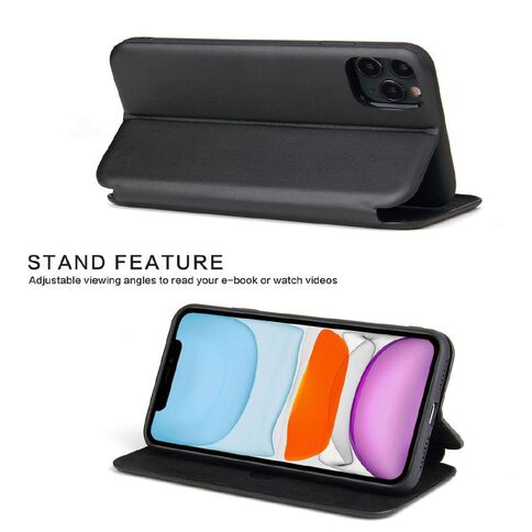 INTOUCH iPhone 13 Milano Wallet Case Black