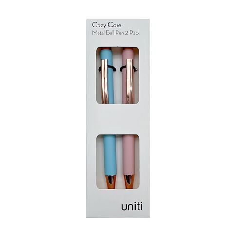 Uniti Cozy Core Metal Ball Pens 2 Pack