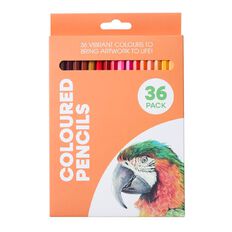Jasart Coloured Pencils Multi-Coloured 36 Pack