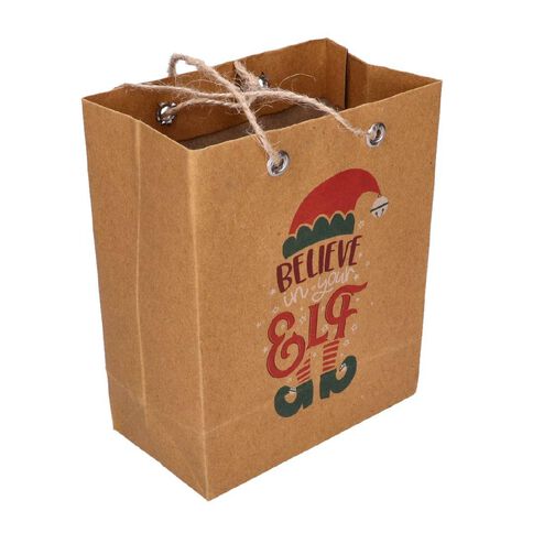 Wonderland Kraft Gift Bag Assorted Small