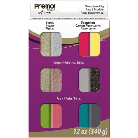 Sculpey Premo Accents 12 Pack Multi
