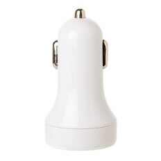 Tech.Inc USB-C + A 27W PD Dual Car Charger White