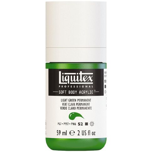 Liquitex Soft Body S2 Acrylic Paint Light Green