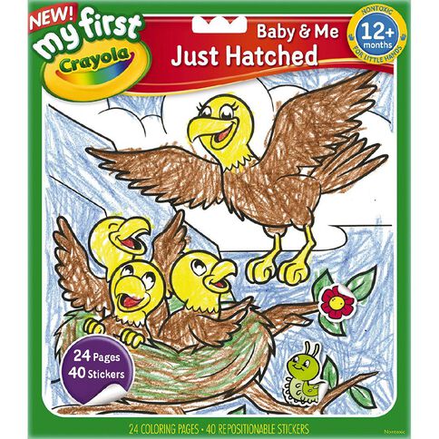 Crayola My First Baby & Me Color & Activity Pad 24 Pages