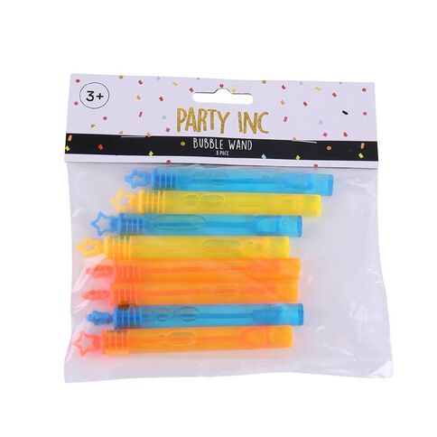 Party Inc Bubble Wands 8 Pack