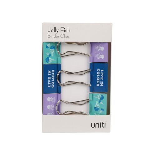 Uniti Jelly Fish Binder Clips