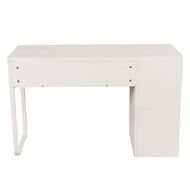 Workspace Moda Bookcase Desk White