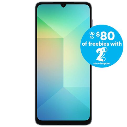 Samsung Galaxy A06 64GB with 2 Degrees Sim Blue Light
