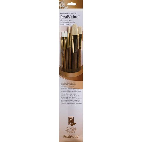 Princeton Brush Taklon Sable Round 2 White