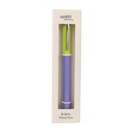 Uniti Stationery Brights Green And Purple Pen