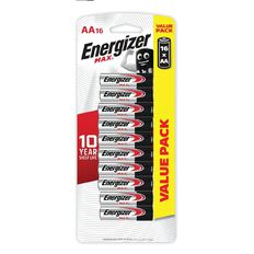 Energizer Max Alkaline Batteries AA 16 Pack