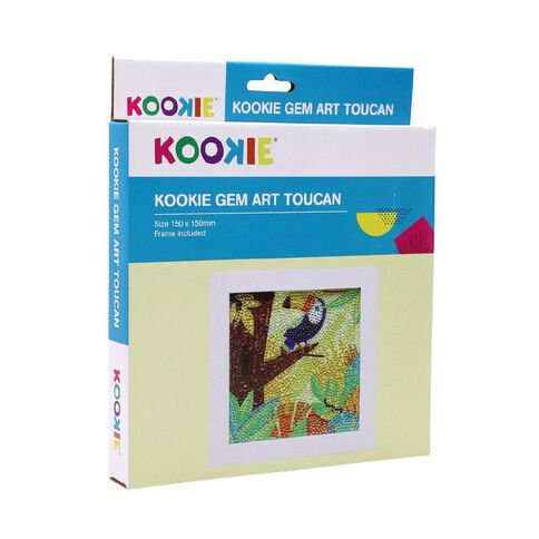 Kookie Crystal Art Toucan 15 x 15 cm
