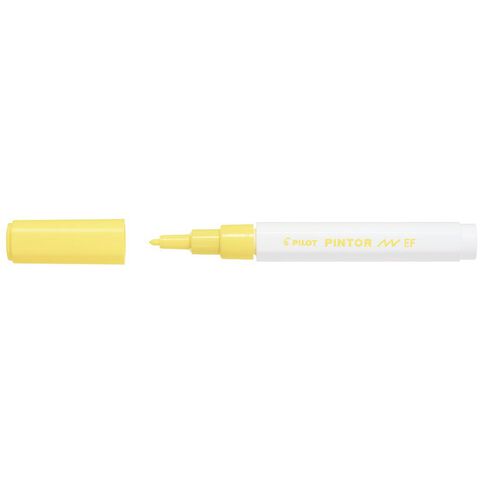 Pilot Pintor Marker Bullet Extra Fine 2.3mm Tip Yellow