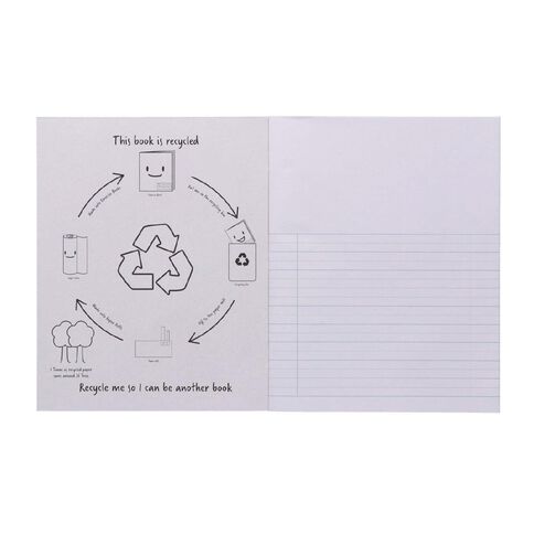 WS Exercise Book ALWB4 Ruled 24 Leaf Red Mid