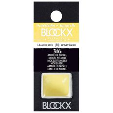 BLOCKX Watercolour Half Pan S3 316 Nickel Yellow