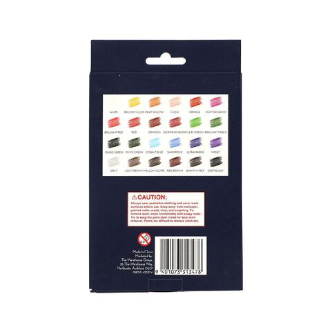 Uniti Platinum Woodless Coloured Pencils 24 Pack