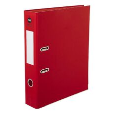WS Foolscap Lever-Arch Red Mid