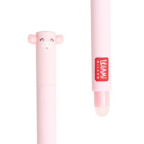 Legami Erasable Pen Piggy Pink Ink