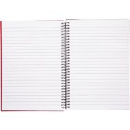 WS Notebook Wiro 200 Pages Hard Back Blue Red Mid A5