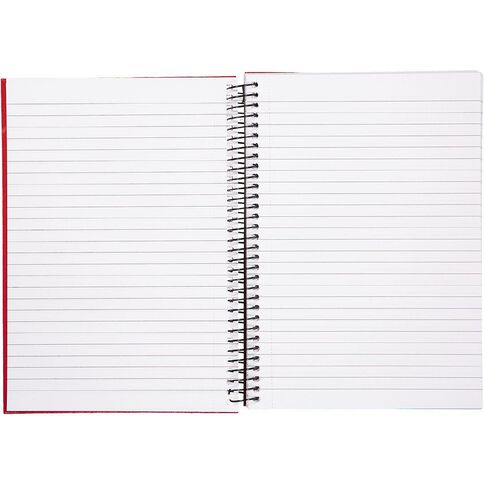 WS Notebook Wiro 200 Pages Hard Back Blue Red Mid A5