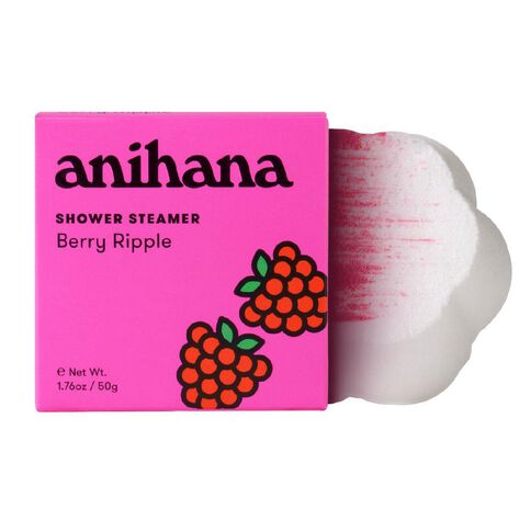 Anihana Shower Steamer Berry Ripple 50g