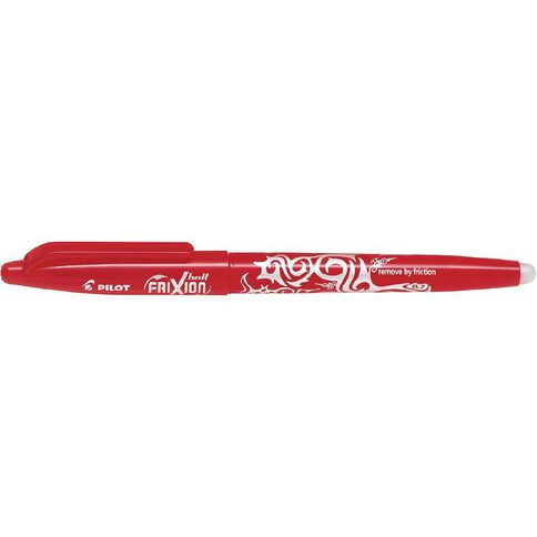 Pilot Frixion Ball Pen Red Mid