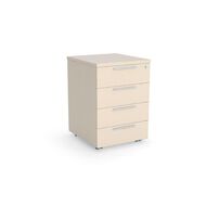 Cubit 4 Drawer Lockable Mobile Nordic Maple
