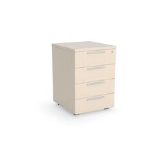 Cubit 4 Drawer Lockable Mobile Nordic Maple