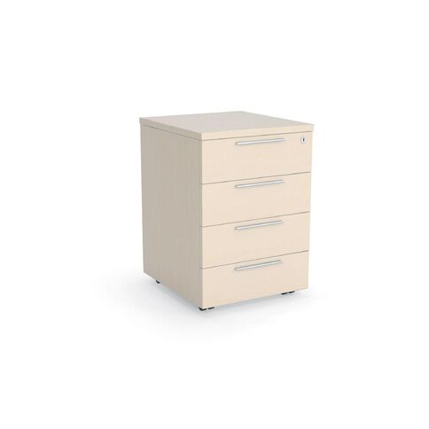 Cubit 4 Drawer Lockable Mobile Nordic Maple