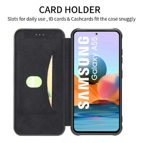 INTOUCH Samsung A55 Milano Wallet Case - Black