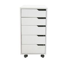 Living & Co Hael 5 Drawer Unit White