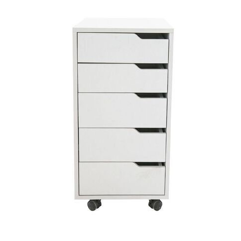 Living & Co Hael 5 Drawer Unit White