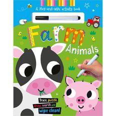 Wipe-Clean Farm Animals