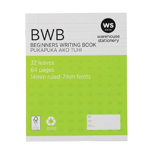 WS BWB Beginners Writing Book Green Mid