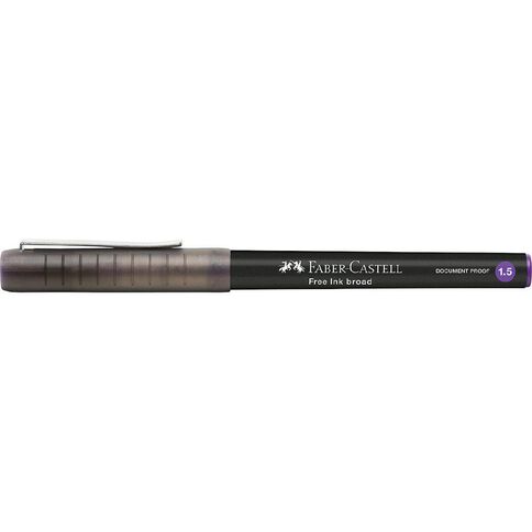 Faber-Castell Free Ink Rollerball Pen - Broad 1.5mm Violet